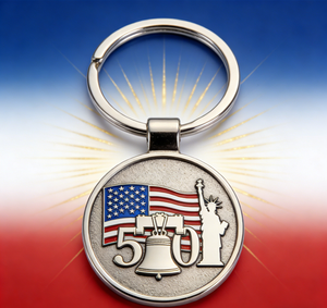 Porte-clés Commémoratif Créatif du 250e Anniversaire, Premium, <span class=keywords><strong>de</strong></span> Collection, Très Demandé, Favori des Acheteurs, Succès Commercial - Product Image 4