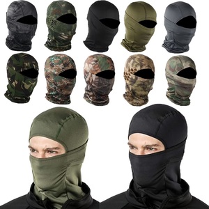 Pasamontañas de camuflaje, máscara facial de camuflaje para hombres y mujeres, protección UV contra el sol, bufanda para ciclismo, protector de cuello, pasamontañas transpirable para esquí. - Product Image 5