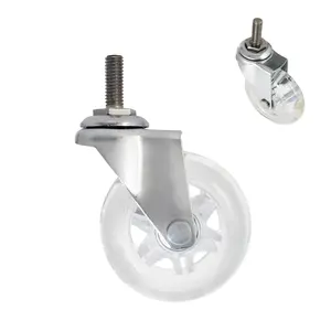 CCE Caster 3 Inch Trolley Polyurethane Wheel With Ball Bearing Casters