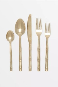 Elegant Metal Flatware <b>Set</b> With High Mirror Polish <b>Spoon</b> <b>Fork</b> <b>Knife</b> Cutlery - Product Image 4