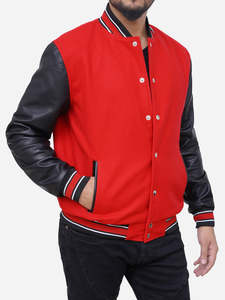 Veste universitaire pour homme de haute qualité, personnalisée, en laine, cuir, polaire, avec logo imprimé, broderie chenille, vestes pour homme, veste universitaire pour homme - Product Image 6