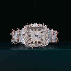 Reloj Hip Hop con Diamantes Moissanite para Revendedores de Joyería al por Mayor - Product Image 1