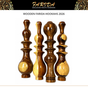 Chichas Farida en bois sculpté à la main, de qualité supérieure, design unique, pour fumer le shisha, de luxe égyptien, vente en gros 2026 - Product Image 3