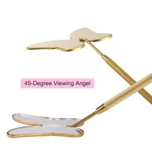 Espejo Cosmético de Lujo con Iluminación para Esquinas, Acento Decorativo, para Pestañas, de Escritorio, Duradero, con Aumento de 3X, Estilo Glamuroso y Atrevido - Product Image 5