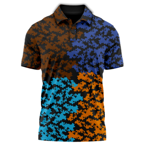 Tissu jersey respirant à séchage rapide avec fermeture éclair en polyester pour chemise, logo personnalisé, manches courtes, décontracté, golf, homme, SEATEX Vietnam OEM - Product Image 3