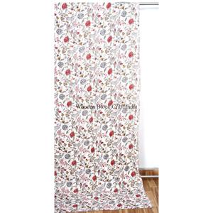 Manta Larga de Algodón Reversible con Estampado Floral, Hecha a Mano, Ecológica, Estilo Vintage Kantha, para el Hogar - Product Image 3