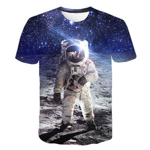 T-shirts personnalisés en gros de haute qualité, 100 % polyester, coupe ample, imprimés par sublimation, pour hommes, grandes tailles - Product Image 1