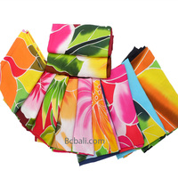 Pareo de Sarong hecho a mano, flor Tropical de diseño, ropa de moda de playa de Bali, surtido de colores aleatorios