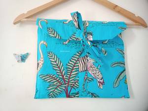 Pijama de algodón para mujer, conjunto de camisa larga con botones, estampado, suave, para verano, playa, noche, vestido de dormir. - Product Image 2