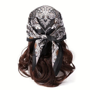 Écharpes carrées à motif de points, impression numérique pour le printemps, bandanas imprimés 100% coton pour hommes, bonne qualité - Product Image 2