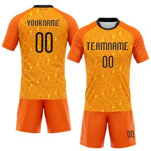 OEM Sublimated 100% Polyester Athletic Jersey Set Wholesale Team Uniform <b>Custom</b> Training Shorts Club Sportswear Apparel Wear Set - Product Image 1