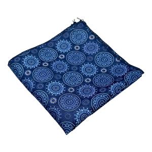 Luxury Blue Mandala Tie and Pocket <b>Square</b> Combo for Men | Premium Designer Formal <b>Set</b> | Stylish Wedding Party Business Accessor - Product Image 2