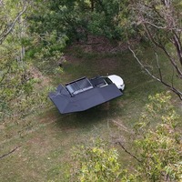 Auvent de véhicule à 270 degrés, grande auvent latérale imperméable pour pick-up et SUV, abri de camping tout-terrain pour l'aventure en plein air