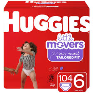 Pañales HUGGIES Little Movers, Talla 6, Paquete de 104 - Product Image 3