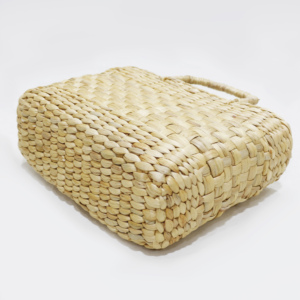 Natural <b>Straw</b> Woven Tote <b>Bag</b> with Round Handles Open Closure Eco Friendly Women's Casual Handbag Daily Use - Product Image 2