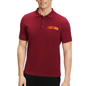 Chemises pour hommes en polyester/coton de haute qualité avec logo personnalisé imprimé, poche, grande taille, motif uni, séchage rapide - Product Image 1