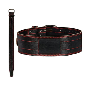 Cinturón de Cuero 100% de la Mejor Calidad con Hebilla Ajustable para Levantamiento de Pesas, Ropa y Accesorios de Gimnasio, 4 Pulgadas de Ancho, 6 mm de Grosor - Product Image 1