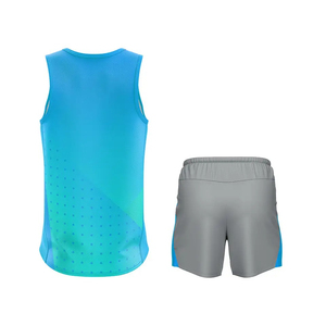 Maillots de marathon personnalisés en gros avec logo d'équipe, uniformes d'athlétisme, 100 % polyester, prix de gros, qualité supérieure - Product Image 2