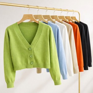 Wholesale Quarter Fleece Sweatshirt Women Button Warm Casual Winter Pullover Top Rib Knit Thick Cotton Pullover Sweater Women - Product Image 3
