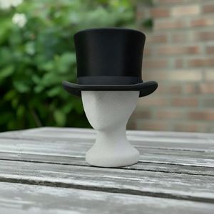 Sombrero de Copa Negro Clásico Hecho a Mano, Estilo Victoriano, para Cosplay, Steampunk, Vaquero del Oeste, Proveedor OEM, Venta al Por Mayor - Product Image 2