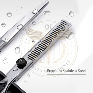 Tijeras Profesionales para Cortar el Cabello, Tijeras de Entresacar de 6.7 Pulgadas, Tijeras de Peluquería de Acero Inoxidable, Juego de Tijeras para Cortar el Cabello - Product Image 4