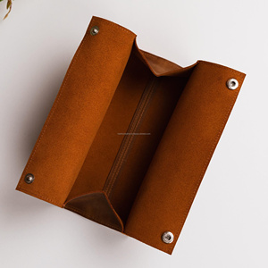 Boîte à mouchoirs en cuir véritable de qualité supérieure, robuste, étui à serviettes, distributeur de papier de luxe pour suite d'hôtel LTBC-0001 - Product Image 6