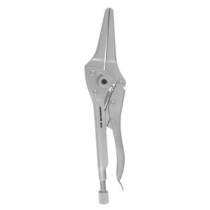 Alicates de presión de acero inoxidable de alta resistencia con agarre de precisión y sujeción segura para animales, de punta fina, de 10 pulgadas, con conexión lateral/terminal mediana - Product Image 2