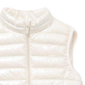 Veste courte matelassée personnalisée pour filles, coupe droite, col montant, thermique, pour l'extérieur, avec fermeture éclair - Product Image 2