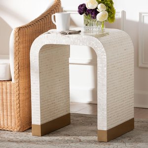 Moroccan Bone Inlay Side Table Handmade MDF wardrobe and Bedside Table Decorative Bedroom Nightstand Furniture - Product Image 5