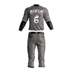 New Design Top Quality Breathable Baseball Uniform In Low MOQ High Quality Custom Made Sportswear Baseball Uniforms For Unisex - Product Image 2
