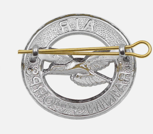 Emblema Metálico de la Academia de Aire Armado con Diseño de Águila, Acabado Plateado, para Boina - Product Image 2