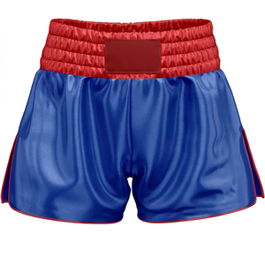 Shorts de Muay Thai à ajustement universel, vêtements d'entraînement de boxe personnalisés par sublimation - Product Image 3