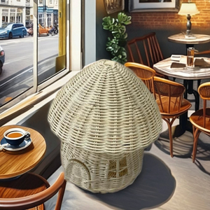 ไฟกลางคืนรูปเห็ดหวายสีขาวแบบทันสมัยสำหรับตกแต่งร้านกาแฟและร้านอาหาร - Product Image 1