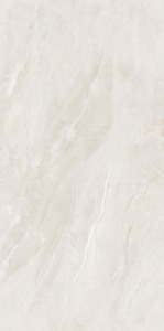 Carreaux en porcelaine effet marbre blanc brillant Iroc 600x1200mm, carreaux de sol et de mur de qualité supérieure pour salon et salle de bain - Product Image 2