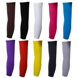 Manguitos de compresión deportivos unisex al por mayor para gimnasio, correr, baloncesto, voleibol, fútbol, protección UV, ciclismo, de seda helada refrescante - Product Image 5