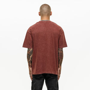 T-shirts personnalisés délavés au soleil, effet pierre, délavés à l'acide, vintage, style rétro, grande taille, coupe carrée, vierges, effet usé - Product Image 2