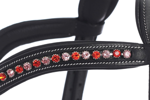Diadema de Cuero Indio de Primera Calidad Personalizada para Montar a Caballo, Hermoso Diseño, Acolchado Suave, Equipo Deportivo Ecuestre - Product Image 4