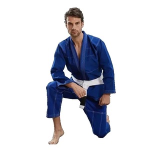 Trajes de BJJ de alta calidad, los más populares, hechos de algodón, kimono de Jiu Jitsu, traje de BJJ con bordado de artes marciales. - Product Image 3