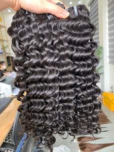 ผมมนุษย์คลื่นน้ำลึก50ก. ผมมนุษย์สำหรับถักเปียผมเป็นจำนวนมาก - Product Image 2