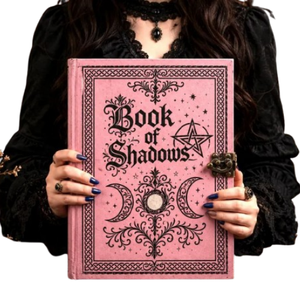 Diario de Piedra Grande Hecho a Mano, Libro de las Sombras |   Diario de Cuero Grimoire |   Cuaderno de Papel con Borde Irregular para Hechicería |   Regalo Espiritual - Product Image 1