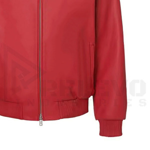 เสื้อแจ็คเก็ตหนังผู้ชายทรงเข้ารูป หนังนิ่ม สไตล์ไบค์เกอร์ ทนทาน แฟชั่น เสื้อคลุมฤดูหนาว - Product Image 4