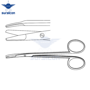 Tijeras Kilner de 18 cm (7 Pulgadas), Curvas, Estándar, de Acero Inoxidable, Reutilizables, Quirúrgicas, para Cirugía Plástica, Reconstructiva y General - Product Image 4