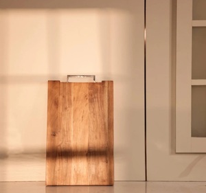 Tabla de Cortar Rectangular de Bambú Personalizada con Asa, Sostenible y Ecológica, Apta para Lavavajillas, para Cocina Doméstica y Restaurantes - Product Image 2