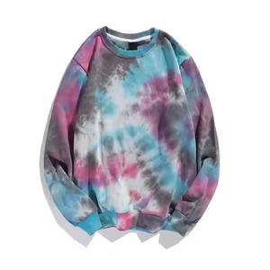 Sudadera para hombre con hombros caídos y lavado ácido, personalizable, lisa, de cuello redondo, mezcla de algodón, estilo oversize - Product Image 1