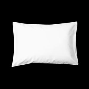 Oreiller de lit rectangulaire blanc de luxe, 100% coton, garnissage 100% polyester, couleur unie, bordure dorée, design moderne, 200 fils au pouce carré - Product Image 5