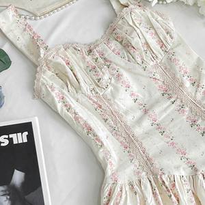 Vestido Maxi Floral Vintage OEM para Mujer, Corsé sin Mangas, Estilo Romántico de Verano - Product Image 6