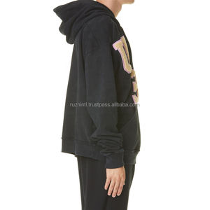 เสื้อฮู้ดแบบมีน้ำหนักมากสำหรับทุกเพศพร้อมซับในผ้าฟลีซนุ่มเหมาะสำหรับกิจกรรมกลางแจ้งในฤดูหนาวและสไตล์สตรีทแวร์ที่อบอุ่นทุกวัน - Product Image 2