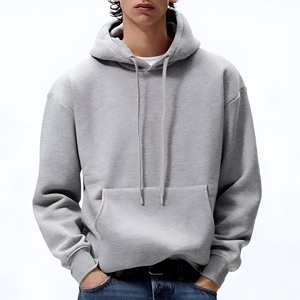 Sudaderas Extra Grandes para Hombre, Estilo Casual Urbano, Sudadera con Capucha de Manga Larga, Mezcla de Algodón, Corte Holgado - Product Image 4