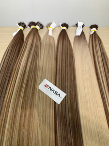High Quality Natural Straight <b>Micro</b> Ring <b>Extension</b> Factory Price Balayage Hair Full Length 40cm to 80cm Super Double Drawn - Product Image 1