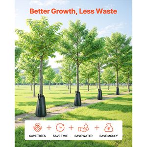 Confezione da 4 Sacchi per Irrigazione Alberi Resistenti da 20 Galloni, Rilascio Lento 3-4 Ore, Accessori per Irrigazione a Goccia in PE per Alberi - Product Image 5
